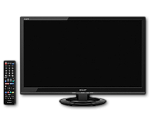 24型ワイド地デジ対応液晶テレビ